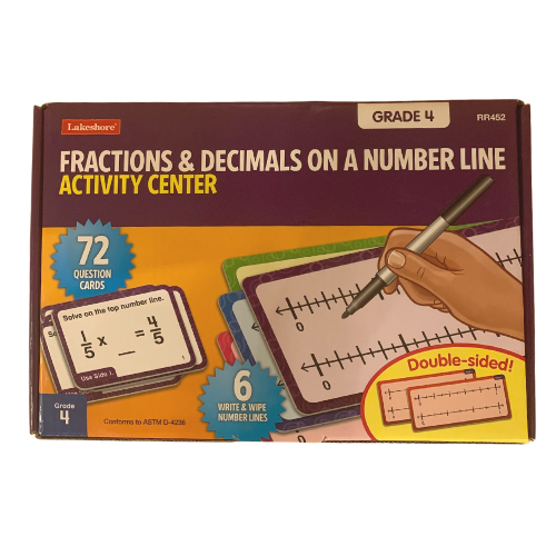 Lakeshore: Fractions & Decimals on a Number Line Activity Center